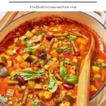 Minestrone soup pin image1.