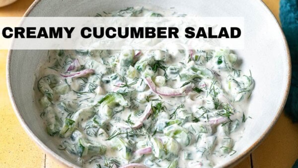 video for creamy cucumber salad.