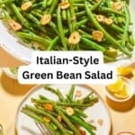Italian Green Bean Salad pin image 3.