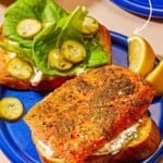 Salmon sandwich pin image 2.