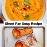 Butternut Squash Apple Soup pin image 3.
