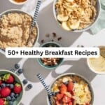 Healthy breakfast recipes pin image 2.