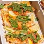 Red snapper recipe pin image 2.