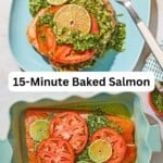 Cilantro lime salmon pin image 3.