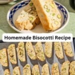 Pistachio biscotti pin image 3.