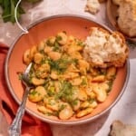 Butter beans recipe pin image 2.