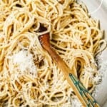 Pin image 2 for our cacio e pepe recipe.