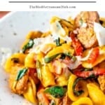 Chorizo pasta pin image 1.