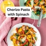 Chorizo pasta pin image 2.