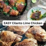 Pin image 3 for the cilantro lime chicken recipe.