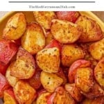 Crispy red skin potatoes pin image 1.