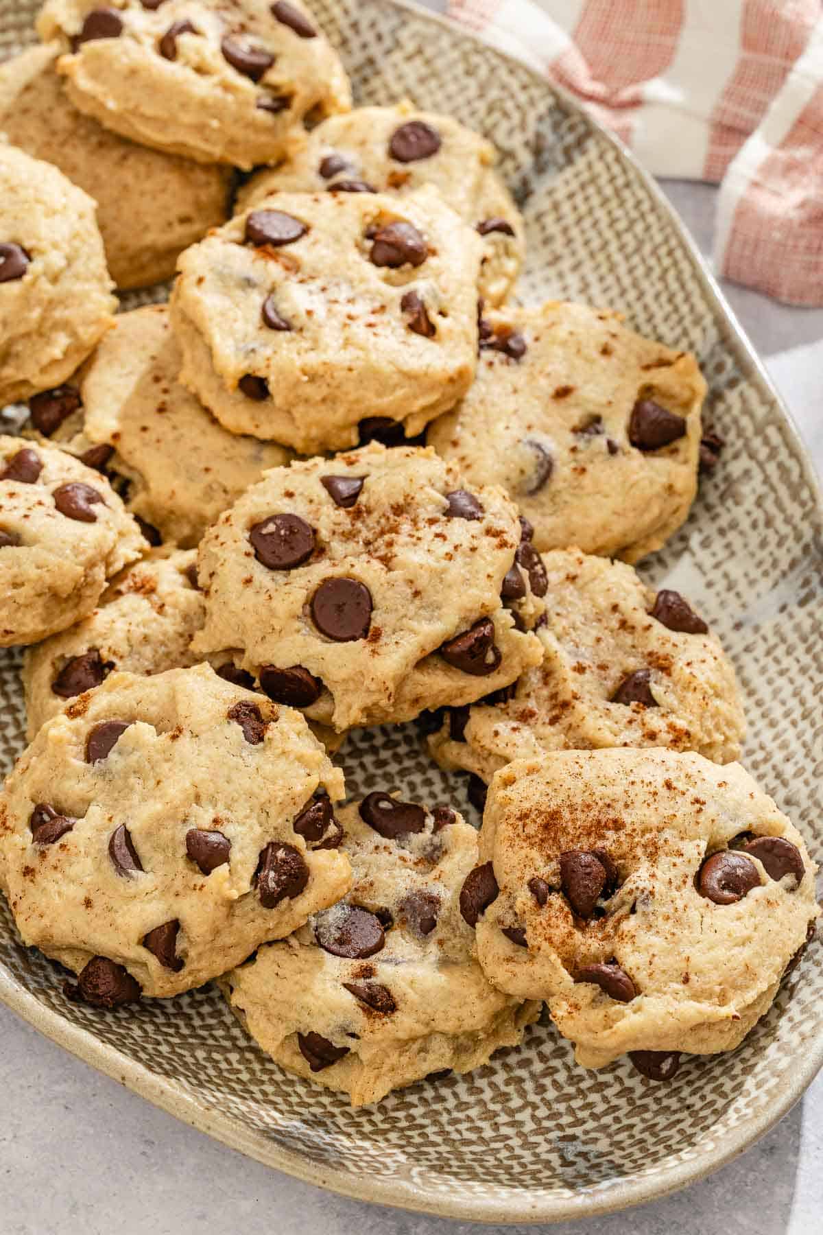 Tahini Chocolate Chip Cookies