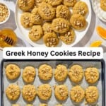 Melomakarona Greek Cookies pin image 3.