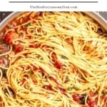 Puttanesca recipe pin image 1.