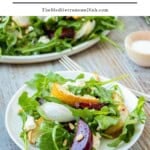 Beet and goat cheese salad pin image 1.