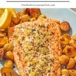 Slow roasted salmon pin image 1.