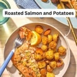 Slow roasted salmon pin image 2.