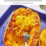 How to cook spaghetti squash pin image 1.