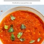 Tomato Basil Soup pin image 1.