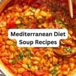 Vegetarian soup recipe pin image 3.