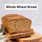 Whole wheat bread pin image 2.