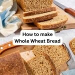 Whole wheat bread pin image 3.