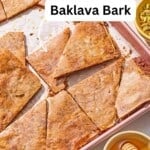Baklava bark pin image 2.