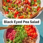 Black eye pea salad pin image 3.