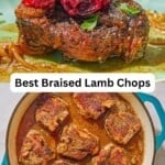 Braised lamb chops pin image 3.
