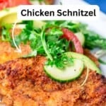 Chicken Schnitzel Recipe pin image 2.