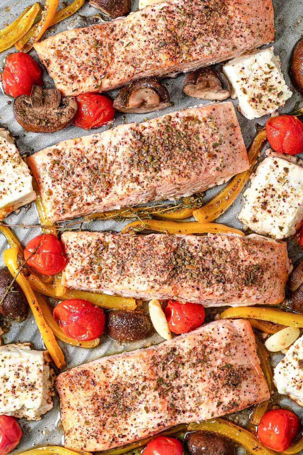 Mediterranean Salmon Recipe | The Mediterranean Dish