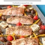 Mediterranean Salmon Recipe pin image 1.