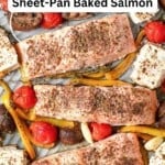 Mediterranean Salmon Recipe pin image 2.