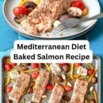 Mediterranean Salmon Recipe pin image 3.