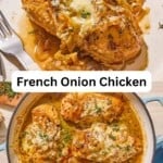 French onion chicken pin image 3.