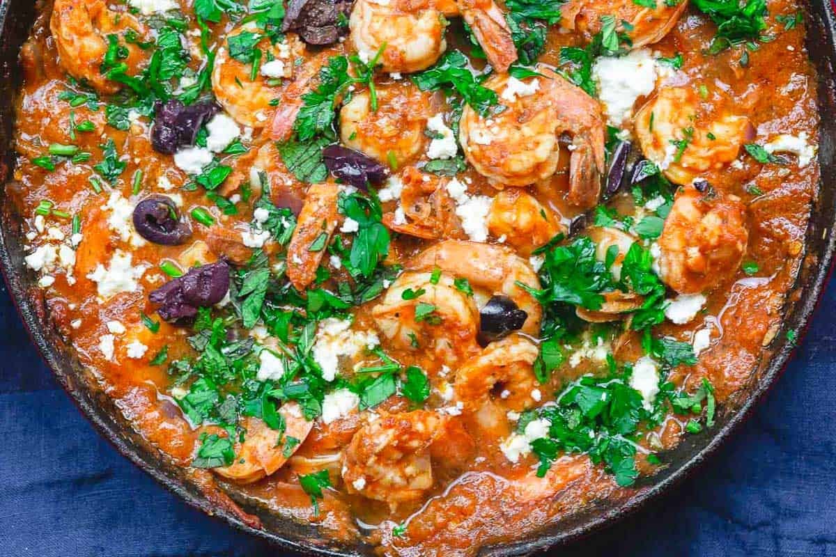 Γαρίδες Σαγανάκι