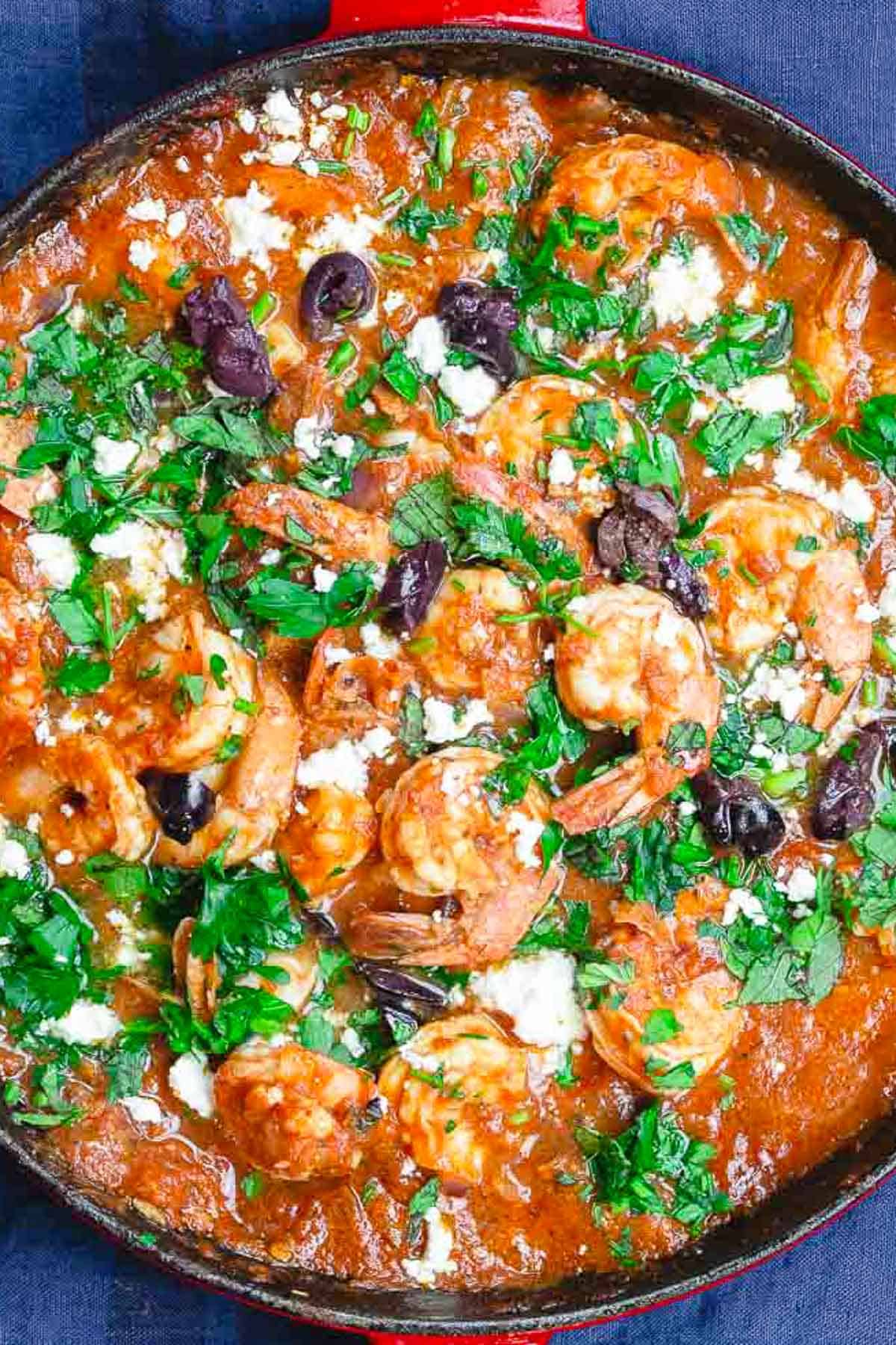 Shrimp Saganaki