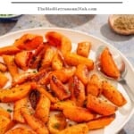 Honey glazed carrots pin image 1.