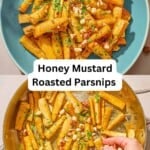 Roasted Parsnips pin image 3.