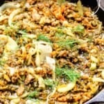 Italian sausage and lentils pin image 2.