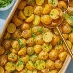 Roasted baby potatoes pin image 2.