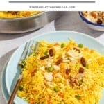 Rice pilaf pin image 1.