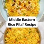 Rice pilaf recipe pin image 3.