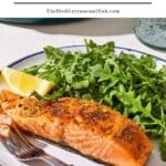 Pan seared salmon pin image 1.
