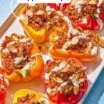 Quinoa stuffed peppers pin image 2.