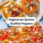 Quinoa stuffed peppers pin image 3.