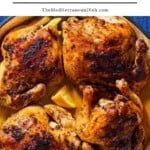 Cornish hen recipe pin image 1.