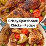 Spatchcock chicken pin image 3.