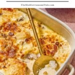 Bread pudding pin image 1.