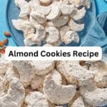 Almond cookies pin image 3.